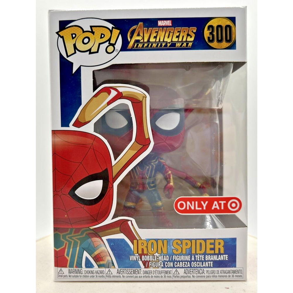 Funko Pop! Marvel Avengers Infinity War Iron Spider Target Exclusive #300 F14